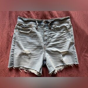 Madewell Light Blue Jean Shorts